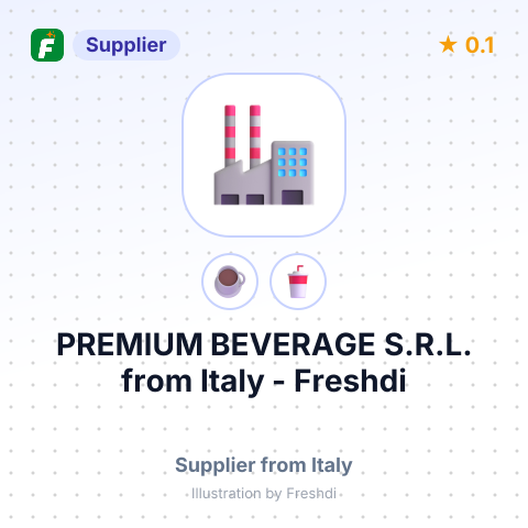 PREMIUM BEVERAGE S.R.L. – summary card, no photo uploaded yet
