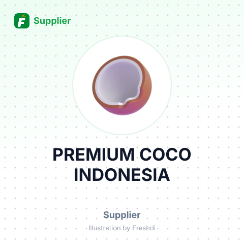 PREMIUM COCO INDONESIA – summary card, no photo uploaded yet