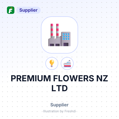 PREMIUM FLOWERS NZ LTD – summary card, no photo uploaded yet