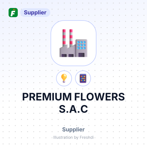 PREMIUM FLOWERS S.A.C – summary card, no photo uploaded yet