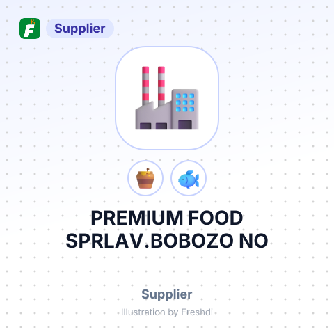 PREMIUM FOOD SPRLAV.BOBOZO NO – summary card, no photo uploaded yet