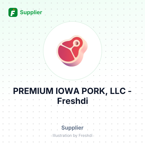 PREMIUM IOWA PORK, LLC – summary card, no photo uploaded yet