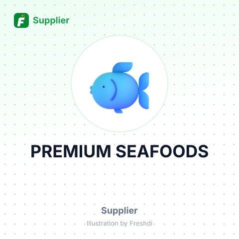 PREMIUM SEAFOODS – summary card, no photo uploaded yet
