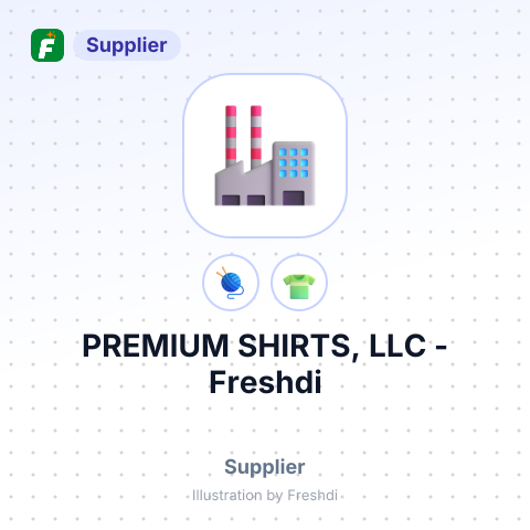 PREMIUM SHIRTS, LLC – summary card, no photo uploaded yet