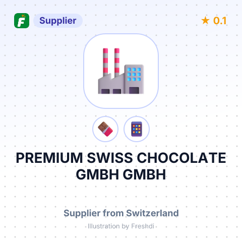 PREMIUM SWISS CHOCOLATE GMBH GMBH – summary card, no photo uploaded yet
