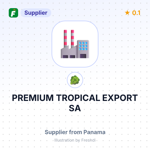 PREMIUM TROPICAL EXPORT SA – summary card, no photo uploaded yet