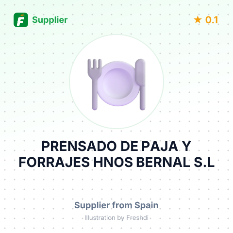 PRENSADO DE PAJA Y FORRAJES HNOS BERNAL S.L – summary card, no photo uploaded yet
