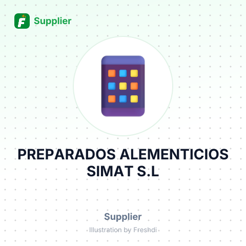 PREPARADOS ALEMENTICIOS SIMAT S.L – summary card, no photo uploaded yet