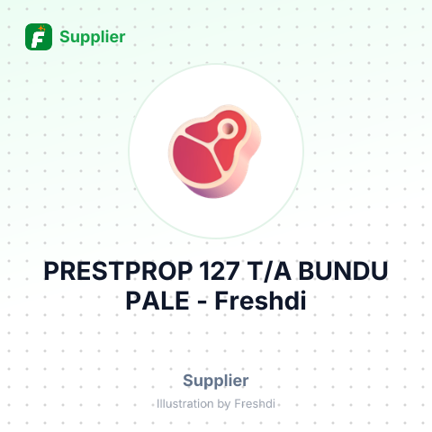 PRESTPROP 127 T/A BUNDU PALE – summary card, no photo uploaded yet