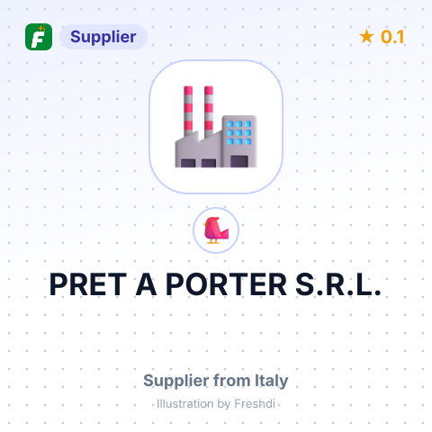 PRET A PORTER S.R.L. – summary card, no photo uploaded yet