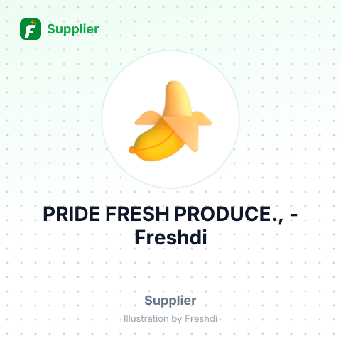 PRIDE FRESH PRODUCE., – summary card, no photo uploaded yet