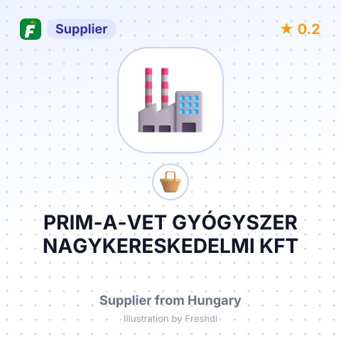PRIM-A-VET GYÓGYSZER NAGYKERESKEDELMI KFT – summary card, no photo uploaded yet