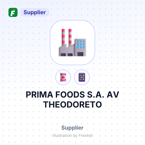 PRIMA FOODS S.A. AV THEODORETO – summary card, no photo uploaded yet