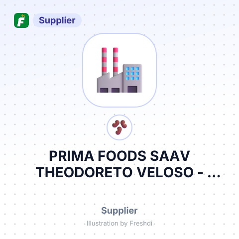 PRIMA FOODS SAAV THEODORETO VELOSO – summary card, no photo uploaded yet