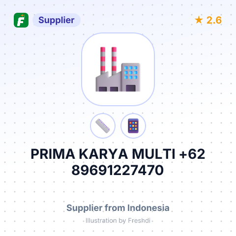 PRIMA KARYA MULTI +62 89691227470 – summary card, no photo uploaded yet