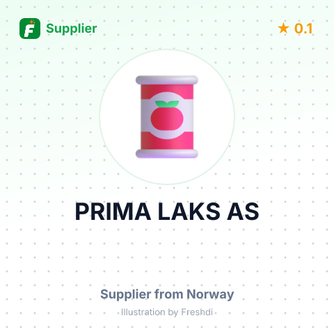 PRIMA LAKS AS – summary card, no photo uploaded yet