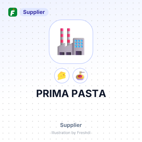 PRIMA PASTA – summary card, no photo uploaded yet