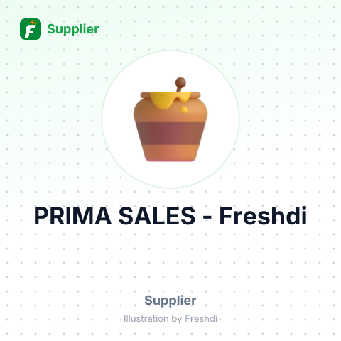 PRIMA SALES – summary card, no photo uploaded yet