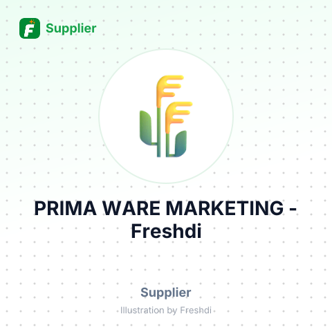 PRIMA WARE MARKETING – summary card, no photo uploaded yet