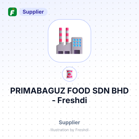 PRIMABAGUZ FOOD SDN BHD – summary card, no photo uploaded yet