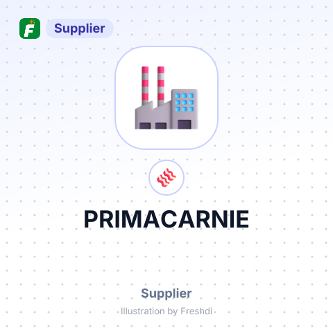 PRIMACARNIE – summary card, no photo uploaded yet