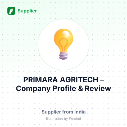 PRIMARA AGRITECH – summary card, no photo uploaded yet