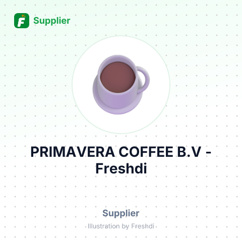 PRIMAVERA COFFEE B.V – summary card, no photo uploaded yet