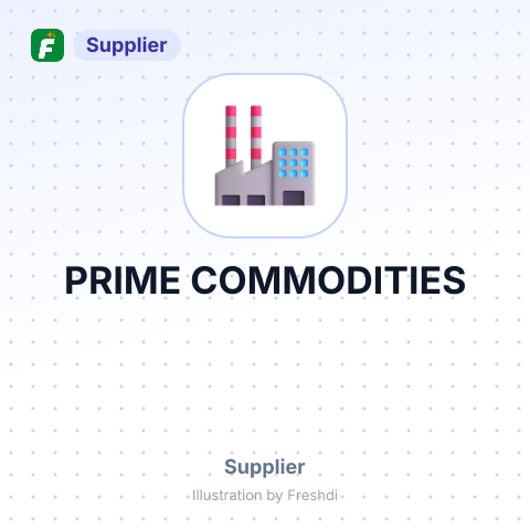 PRIME COMMODITIES – summary card, no photo uploaded yet