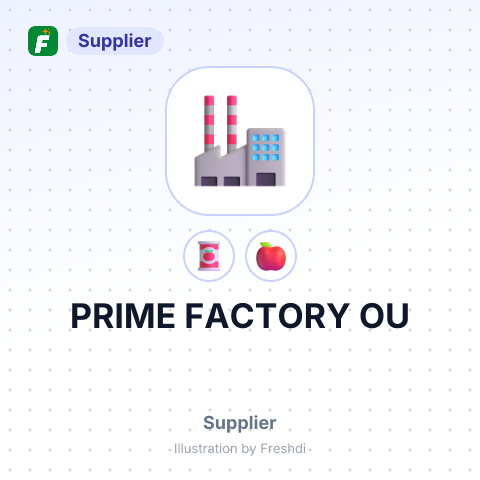PRIME FACTORY OU – summary card, no photo uploaded yet