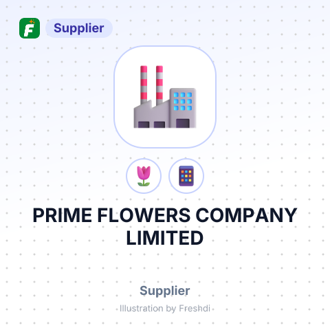 PRIME FLOWERS COMPANY LIMITED – summary card, no photo uploaded yet