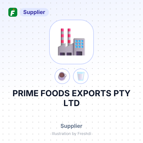 PRIME FOODS EXPORTS PTY LTD – summary card, no photo uploaded yet