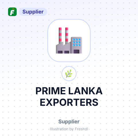 PRIME LANKA EXPORTERS – summary card, no photo uploaded yet