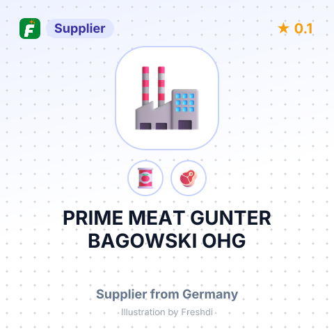 PRIME MEAT GUNTER BAGOWSKI OHG – summary card, no photo uploaded yet