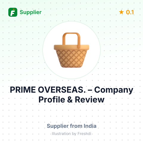 PRIME OVERSEAS. – summary card, no photo uploaded yet