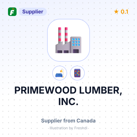 PRIMEWOOD LUMBER, INC. – summary card, no photo uploaded yet