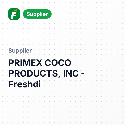 PRIMEX COCO PRODUCTS, INC – summary card, no photo uploaded yet