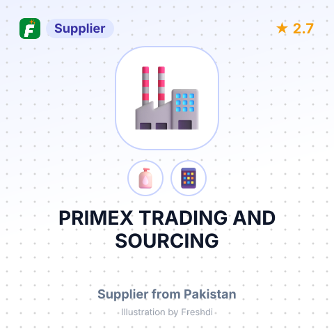 PRIMEX TRADING AND SOURCING – summary card, no photo uploaded yet
