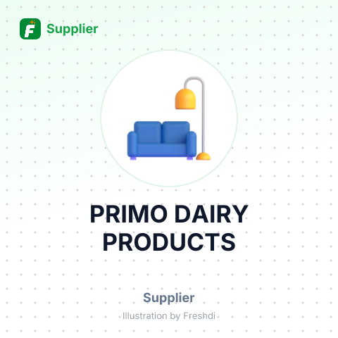 PRIMO DAIRY PRODUCTS – summary card, no photo uploaded yet