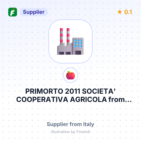 PRIMORTO 2011 SOCIETA' COOPERATIVA AGRICOLA – summary card, no photo uploaded yet
