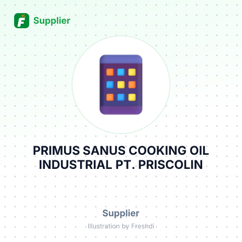 PRIMUS SANUS COOKING OIL INDUSTRIAL PT. PRISCOLIN – summary card, no photo uploaded yet