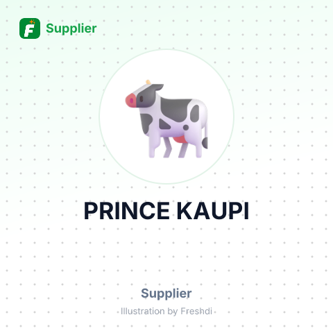 PRINCE KAUPI – summary card, no photo uploaded yet