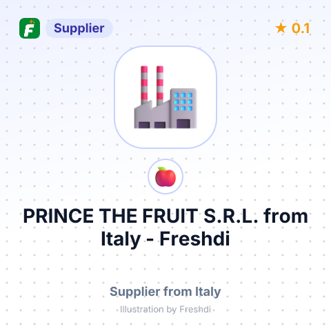 PRINCE THE FRUIT S.R.L. – summary card, no photo uploaded yet