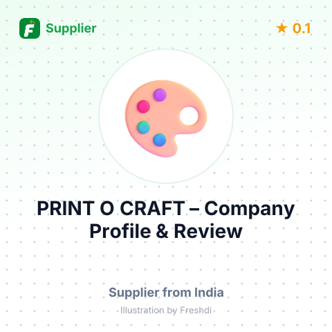 PRINT O CRAFT – summary card, no photo uploaded yet
