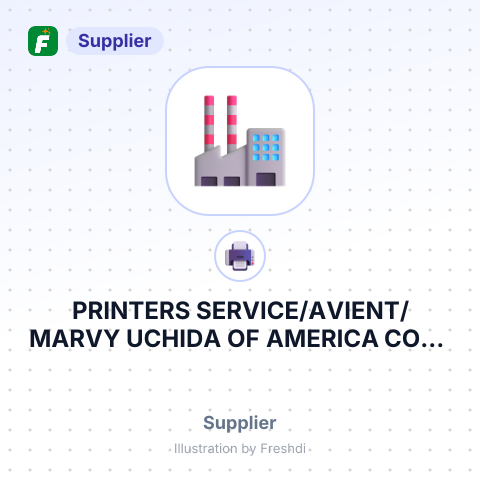 PRINTERS SERVICE/AVIENT/MARVY UCHIDA OF AMERICA CORP – summary card, no photo uploaded yet