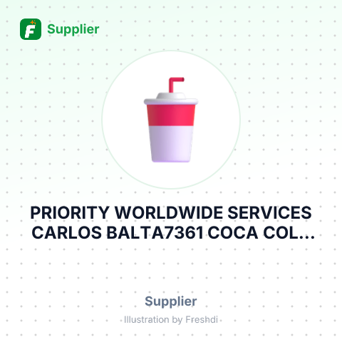 PRIORITY WORLDWIDE SERVICES CARLOS BALTA7361 COCA COLA DRIVE, SUITE EHANOVER, MD – summary card, no photo uploaded yet