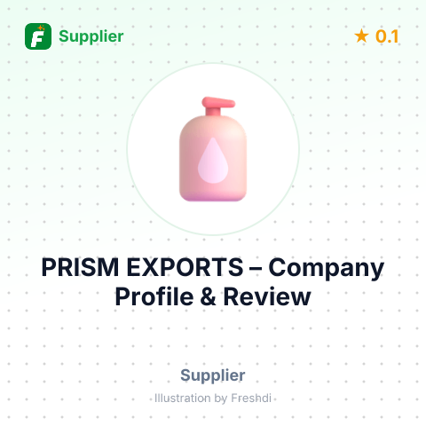 PRISM EXPORTS – summary card, no photo uploaded yet