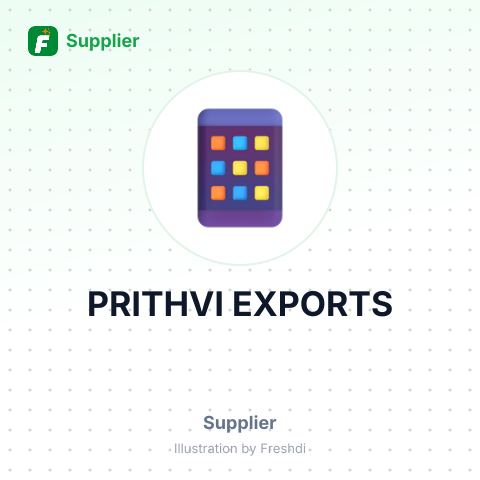 PRITHVI EXPORTS – summary card, no photo uploaded yet