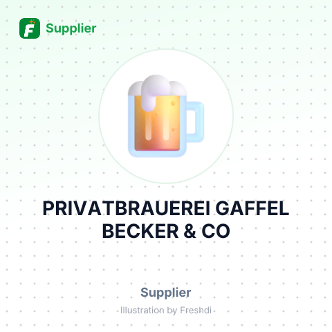 PRIVATBRAUEREI GAFFEL BECKER & CO – summary card, no photo uploaded yet