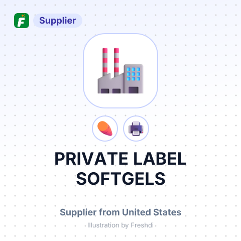 PRIVATE LABEL SOFTGELS – summary card, no photo uploaded yet