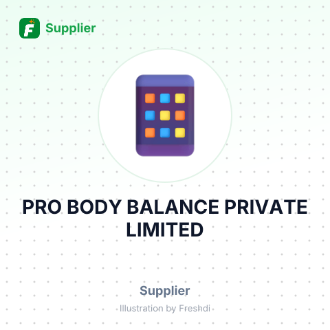 PRO BODY BALANCE PRIVATE LIMITED – summary card, no photo uploaded yet